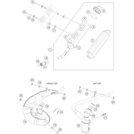 ECHAPPEMENT HUSQVARNA 300...